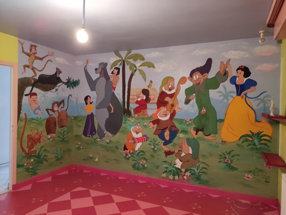 peinture murale, fresque